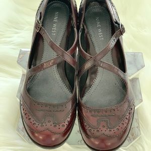 Nine West Pakiano Leather Heels